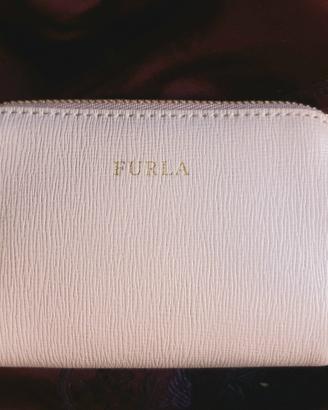 mini portamonete trousse pochette rosa e oro