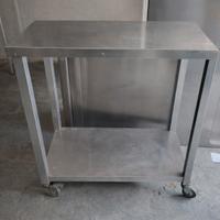 Carrello professionale inox con ruote