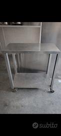 Carrello professionale inox con ruote
