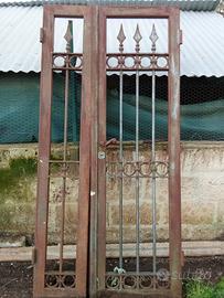 cancello 2 ante ferro