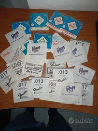 lotto corde chitarra, Fender, Ghibson,Dogal,Vinci 