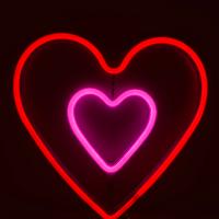 Insegna led cuore
