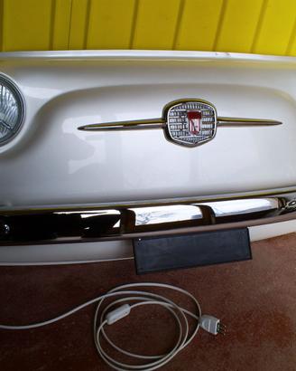 Musetto Fiat 500 bianco perla