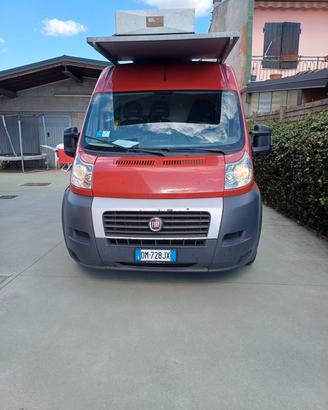 fiat ducato 120 furgone attrezzato per mercati