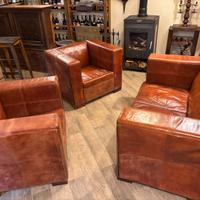 Divano e poltrone in vera pelle