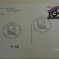 Treno del Barocco 2007 con annullo cartolina