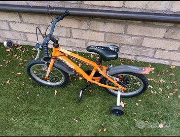  bici bambino MTB taglia 16