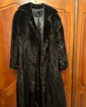 Pelliccia Lunga di Visone Autentico