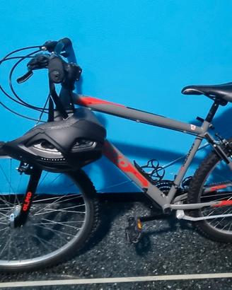 Bicicletta MTB Olmo con casco