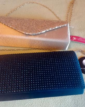 Due pochette blu e dorata
