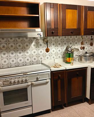 CUCINA COMPONIBILE in LEGNO Completa Anni '70