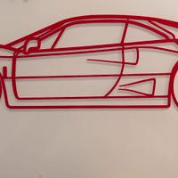 WallArt Taglio Laser Ferrari F40