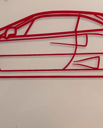 WallArt Taglio Laser Ferrari F40
