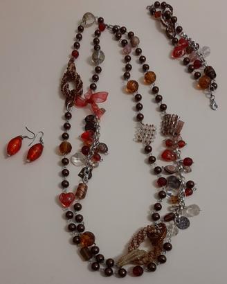 Parure donna, creazione artigianale.