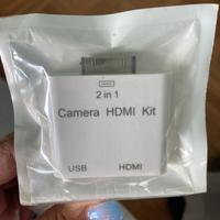 Adapter lighting 30 pin cable to HDMI