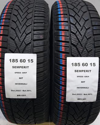 2 GOMME 185 60 15 SEMPERIT BR1391