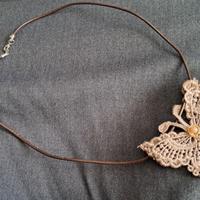 Cordino con motivo in pizzo 