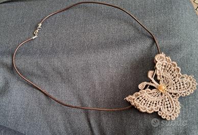 Cordino con motivo in pizzo 