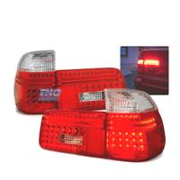 FANALI A LED BMW E39 97-00 TOURING ROSSO BIANCO LE
