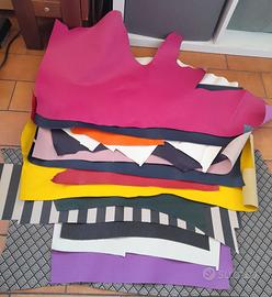 15 ritagli pezzi pelle