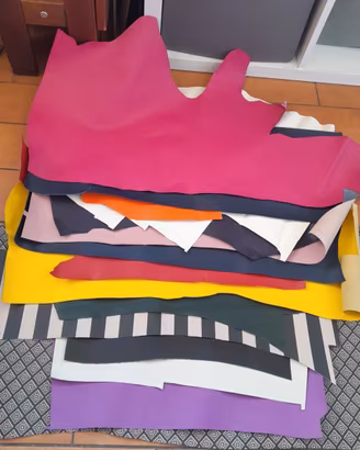 15 ritagli pezzi pelle