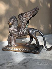 Leone alato San Marco - antico bronzo