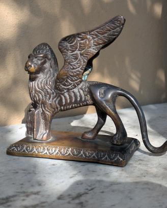Leone alato San Marco - antico bronzo