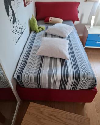 Cameretta completa: letto singolo + scrivania