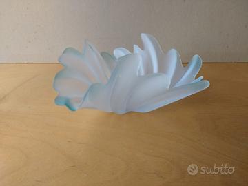 Vaso Vintage Svuotatasche Arte Murano Kristall Mer