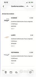 IKEA  letto matrimoniale completo nuovo mai usato