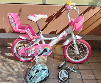 Bicicletta bambina 14 pollici