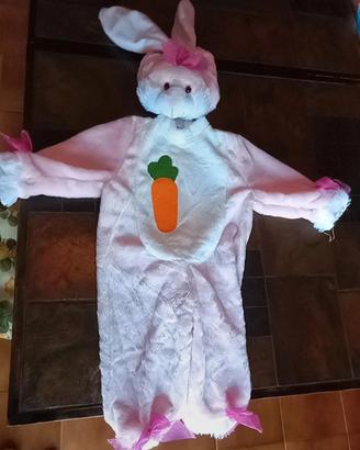 costume carnevale coniglietta 18/24mesi 