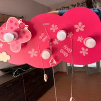 Lampadario soffitto camera bambina