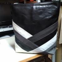 borsa pachwork in pelle 