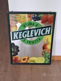 Specchio pubblicitario vintage Keglevich