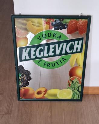 Specchio pubblicitario vintage Keglevich