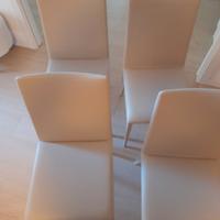 4 sedie Bonaldo beige