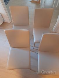 4 sedie Bonaldo beige