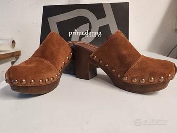 Scarpe con tacco zoccoli tg 38 primadonna