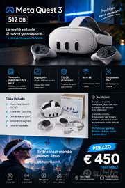 Visore per la realtà virtuale  Meta Quest 