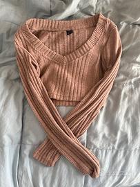 maglioncino corto donna