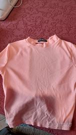 maglieria salmone schiena scopetta