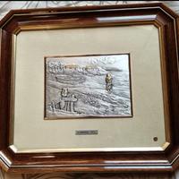 Quadro in argento  Maestro Renzo Romagnoli