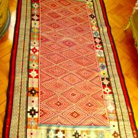 Tappeto Kilim d'epoca con splendida fantasia