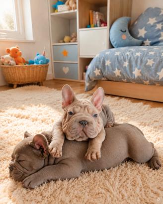 Cucciola bulldog francese velvet