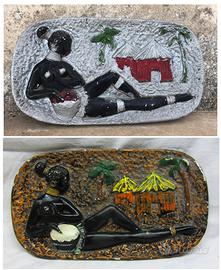 Coppia quadri ventennio fascista Littorio Colonia