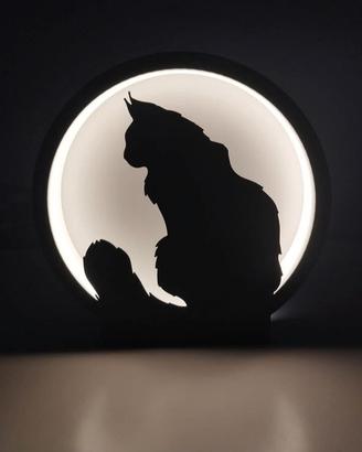 lampada gatto
