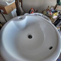 Lavabo da appoggio rotondo