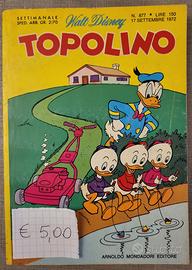 Topolino anno 1972 vari numeri e prezzi