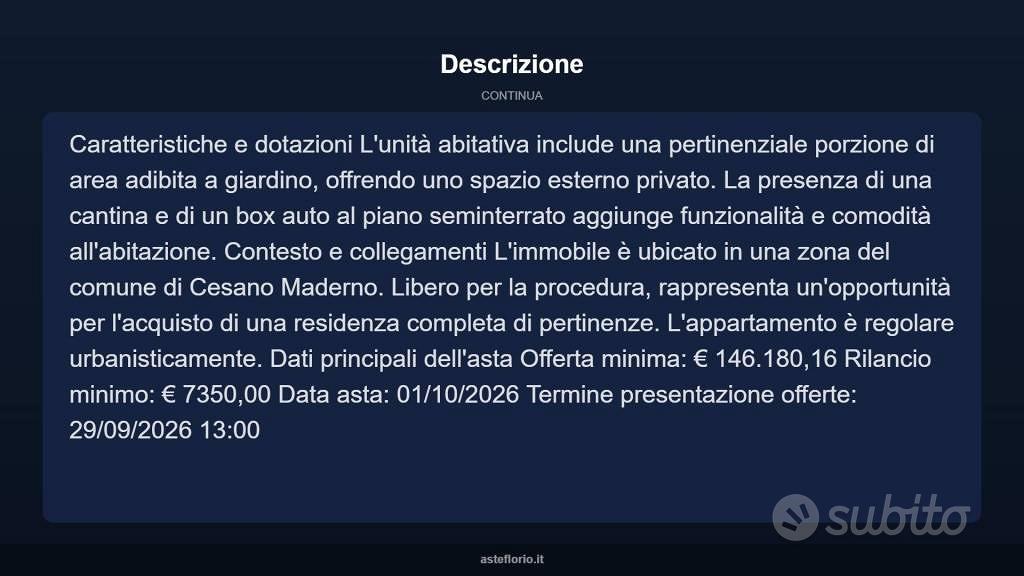 Appartamento – Cesano Maderno, Cascina Gaeta - Vista 4